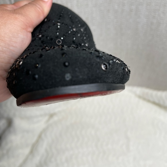 Moretti Black Label Men's Dress Shoes Red Bottom Size 8 Stud - Picture 13 of 16